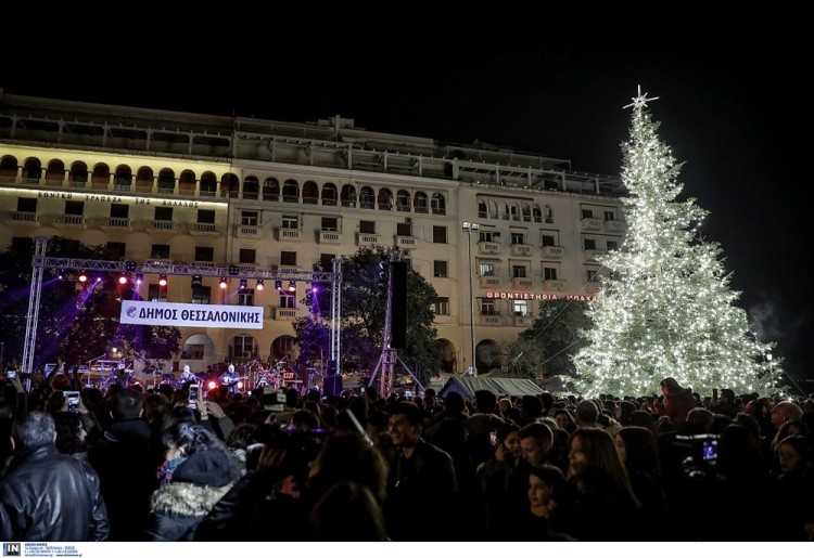 Στα γιορτινά η Θεσσαλονίκη (ΦΩΤΟ)